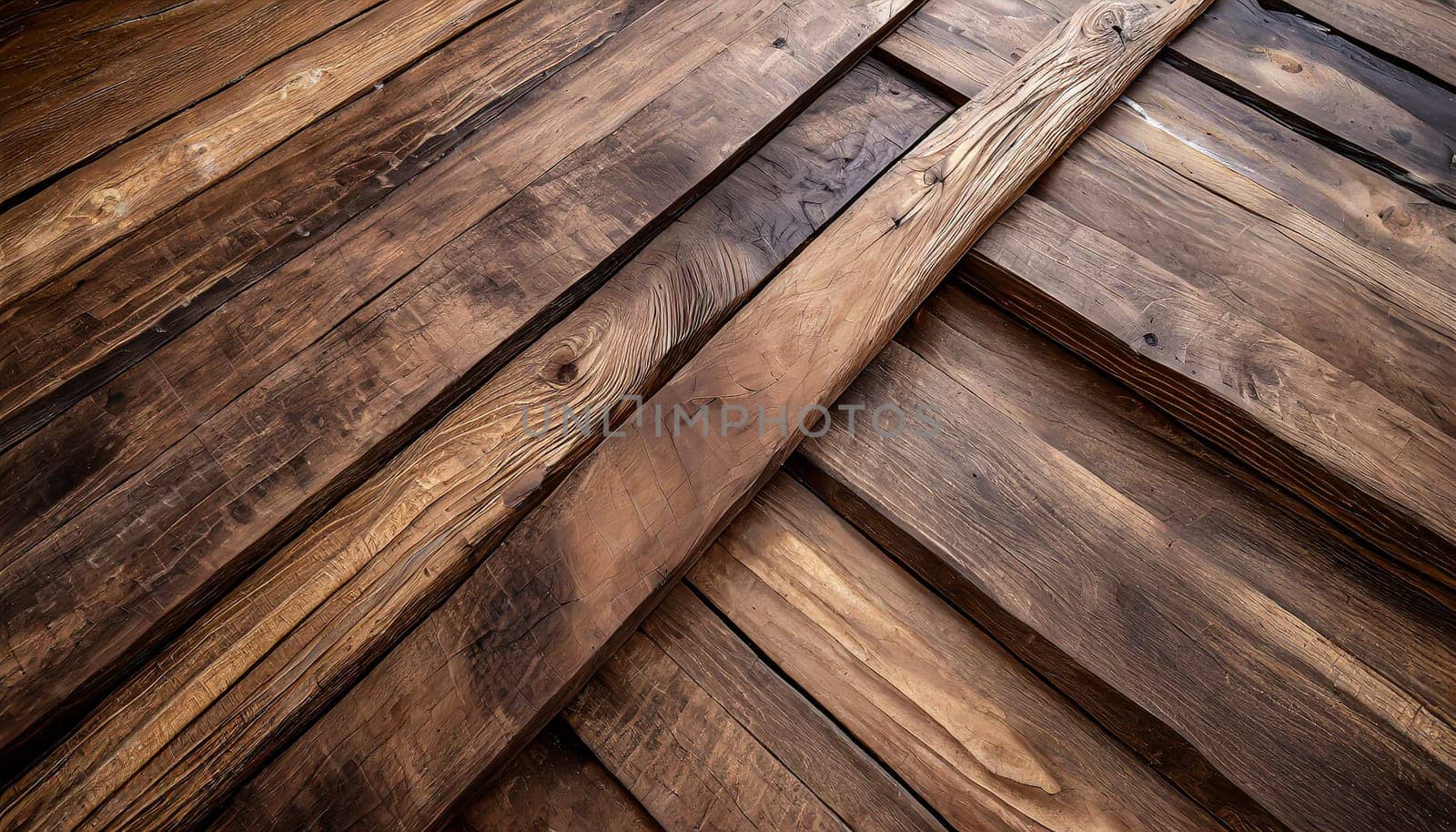 A charming flat lay featuring rustic wood elements and ample empty space, creating a warm and appealing backdrop that's ideal for diverse design applications.