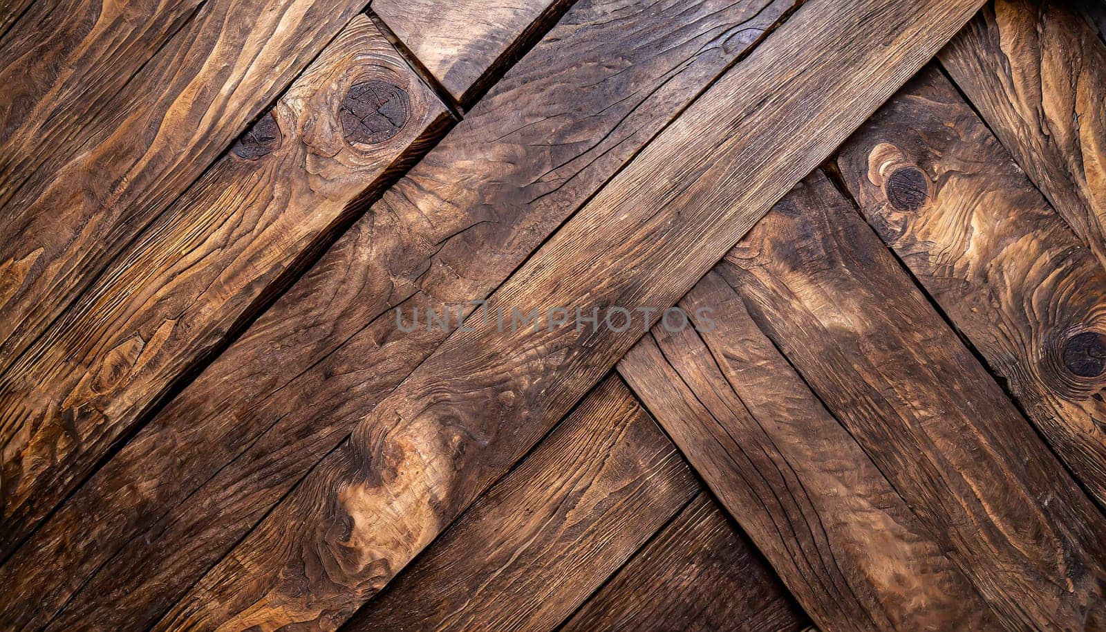 A charming flat lay featuring rustic wood elements and ample empty space, creating a warm and appealing backdrop that's ideal for diverse design applications.