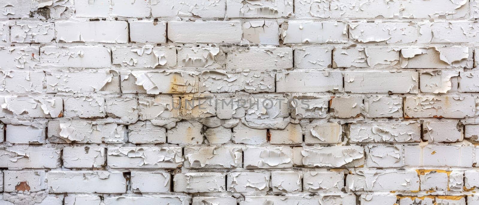 A seamless white brick wall displays an immaculate finish, giving off a clean and modern aesthetic