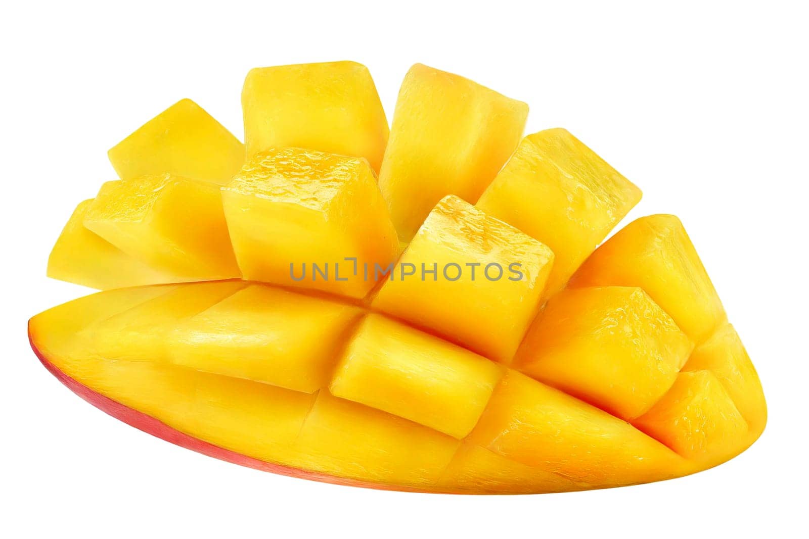 mango isolated on white background. AI generated