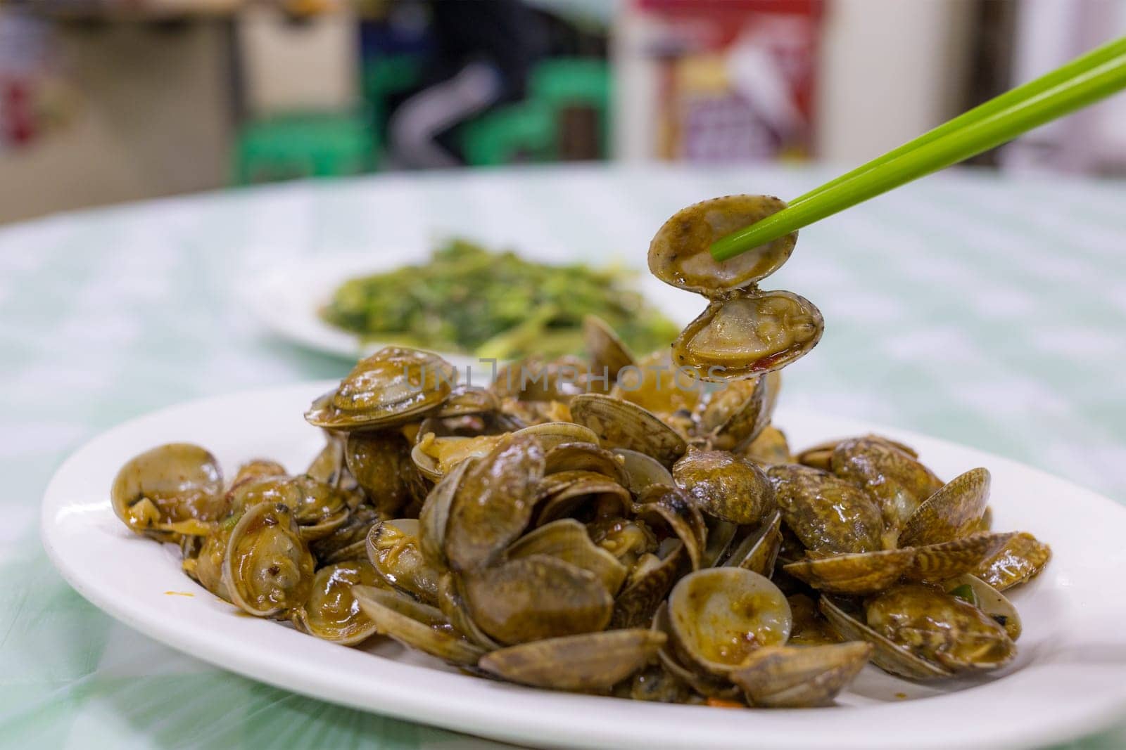 Hong Kong style stir fried clam