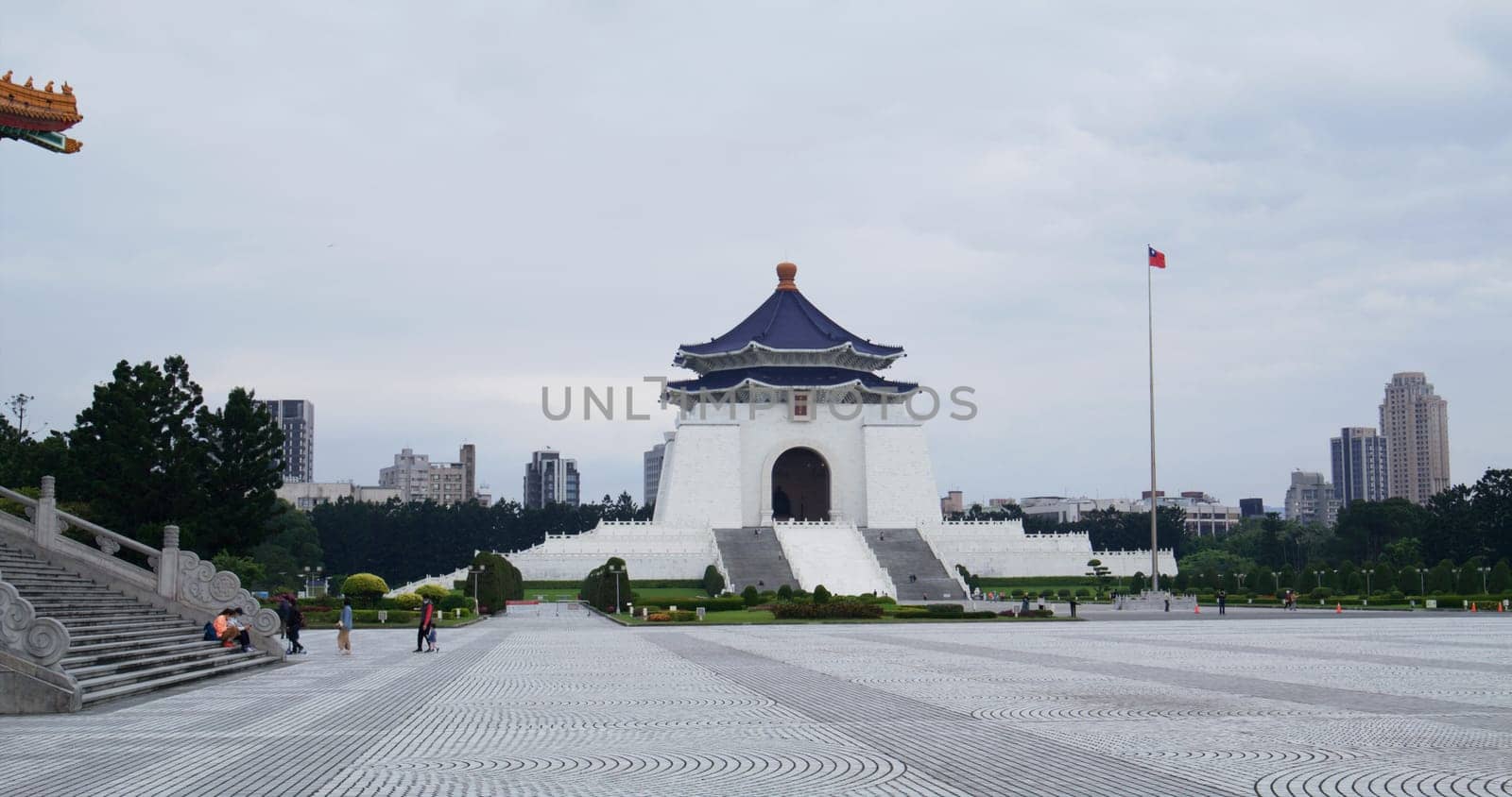 Taipei, Taiwan 17 March 2022: Chiang Kai shek Memorial Hall