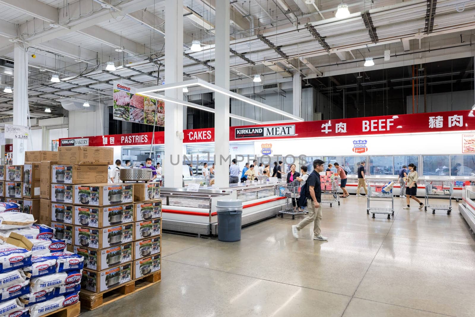 Taiwan 22 September 2023: Costco store in Taiwan