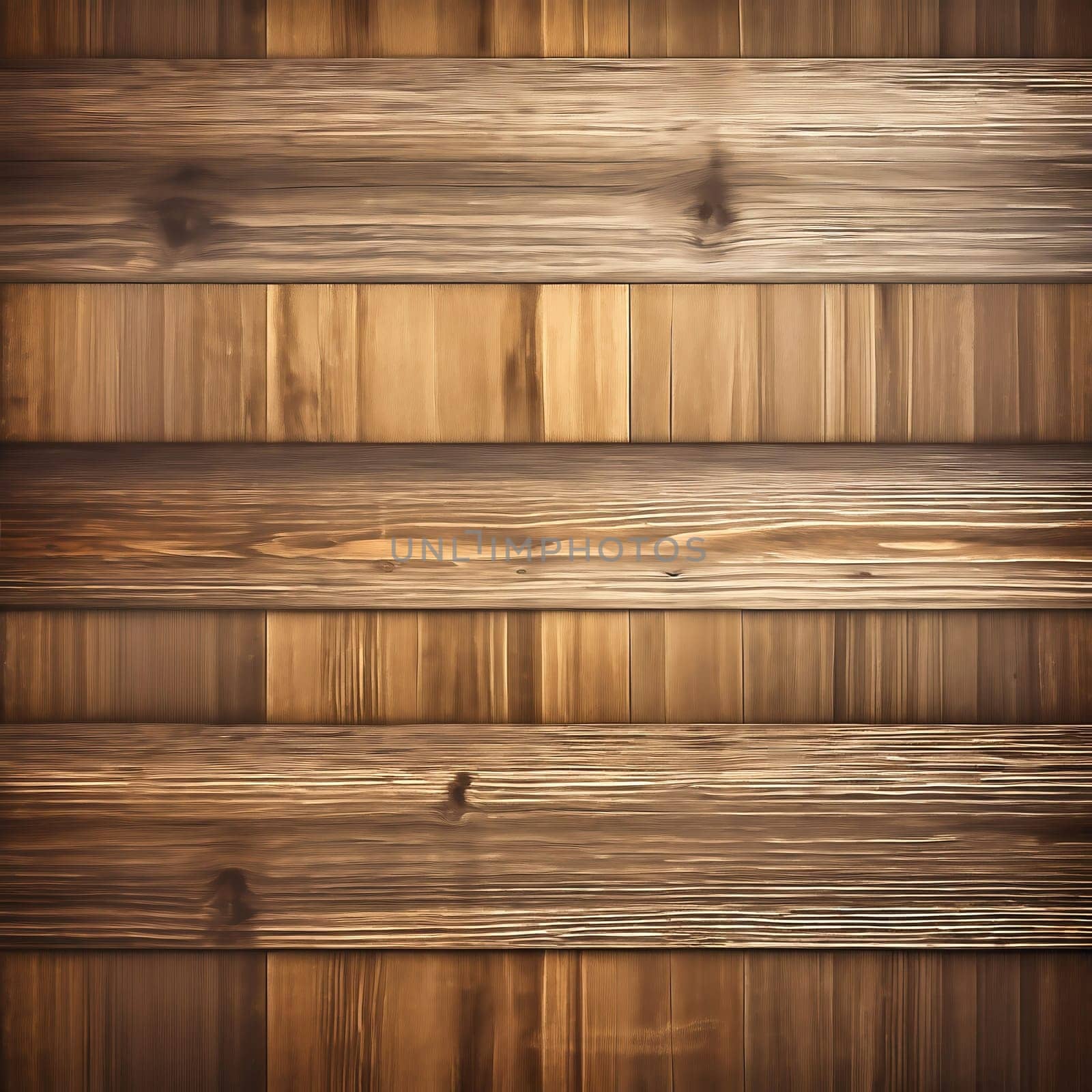 Wooden floor made of natural wood. Also as a background. Planks lined up against each other. AI generated image