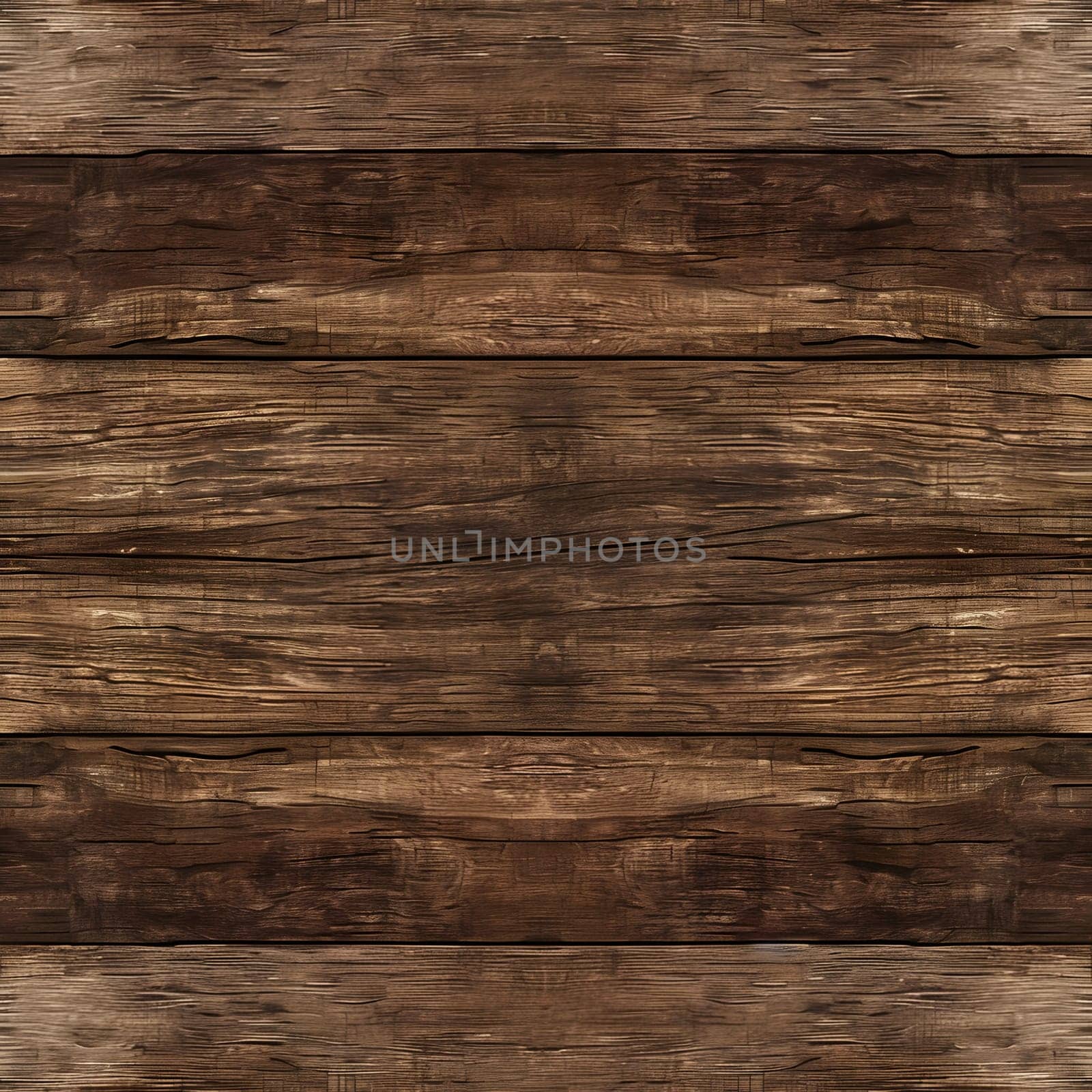 Medium brown wood background. Seamless wooden planks board texture. Neural network generated image. Not based on any actual scene or pattern.