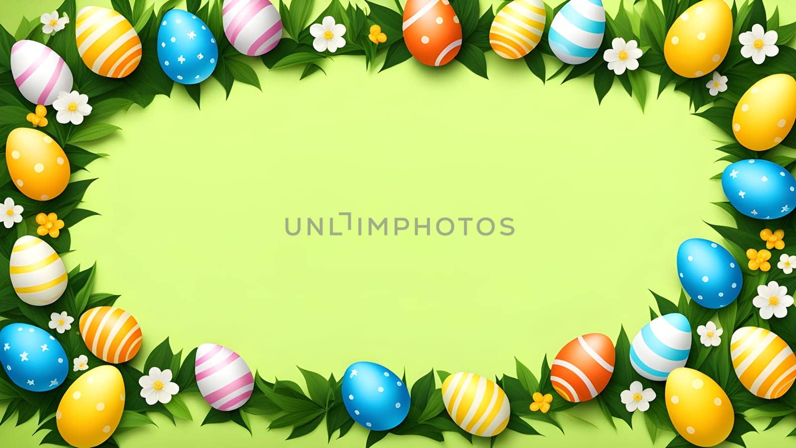 Beautiful Easter holidays abstract design