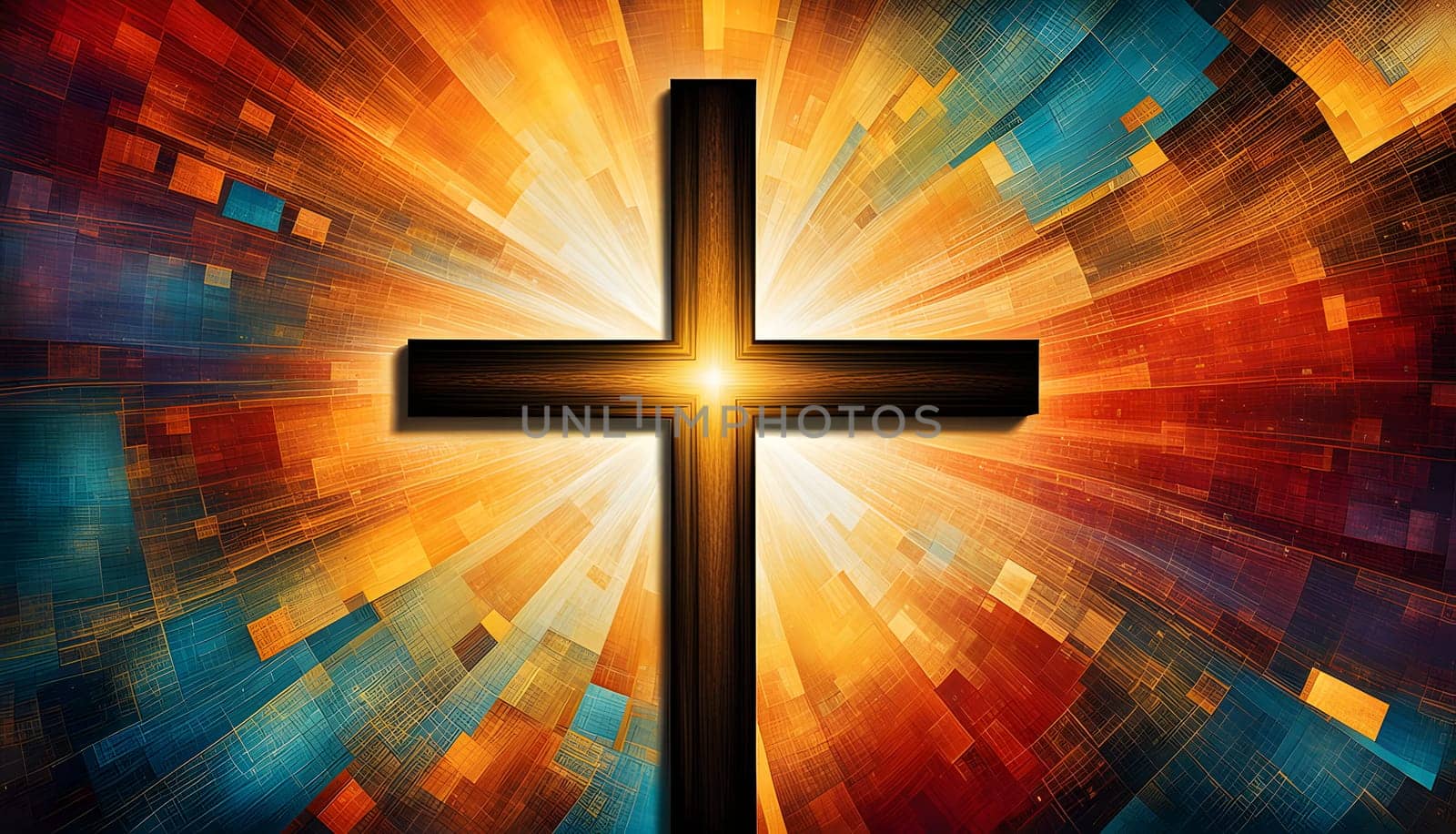 Abstract Christianity religion art design