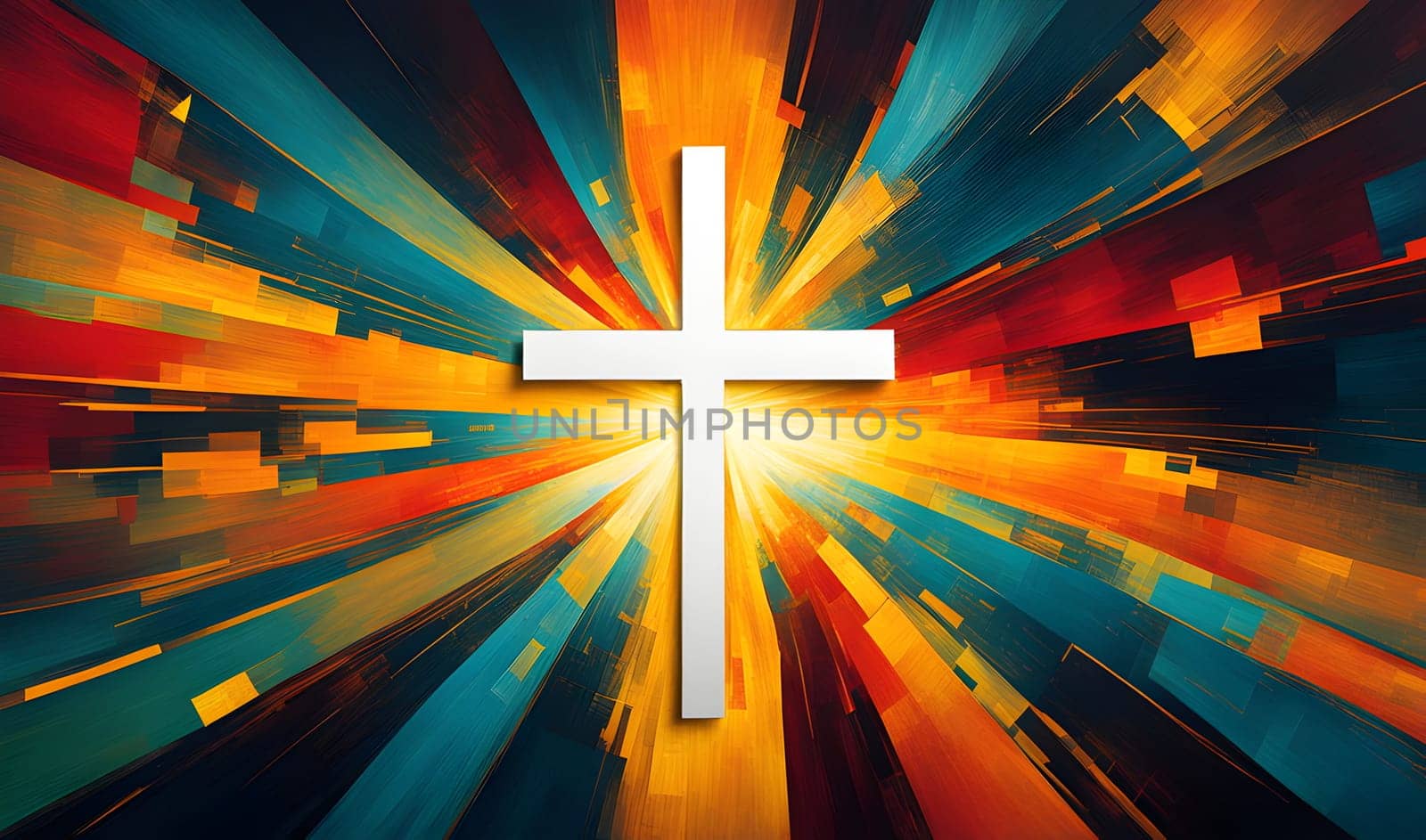 Abstract Christianity religion art design