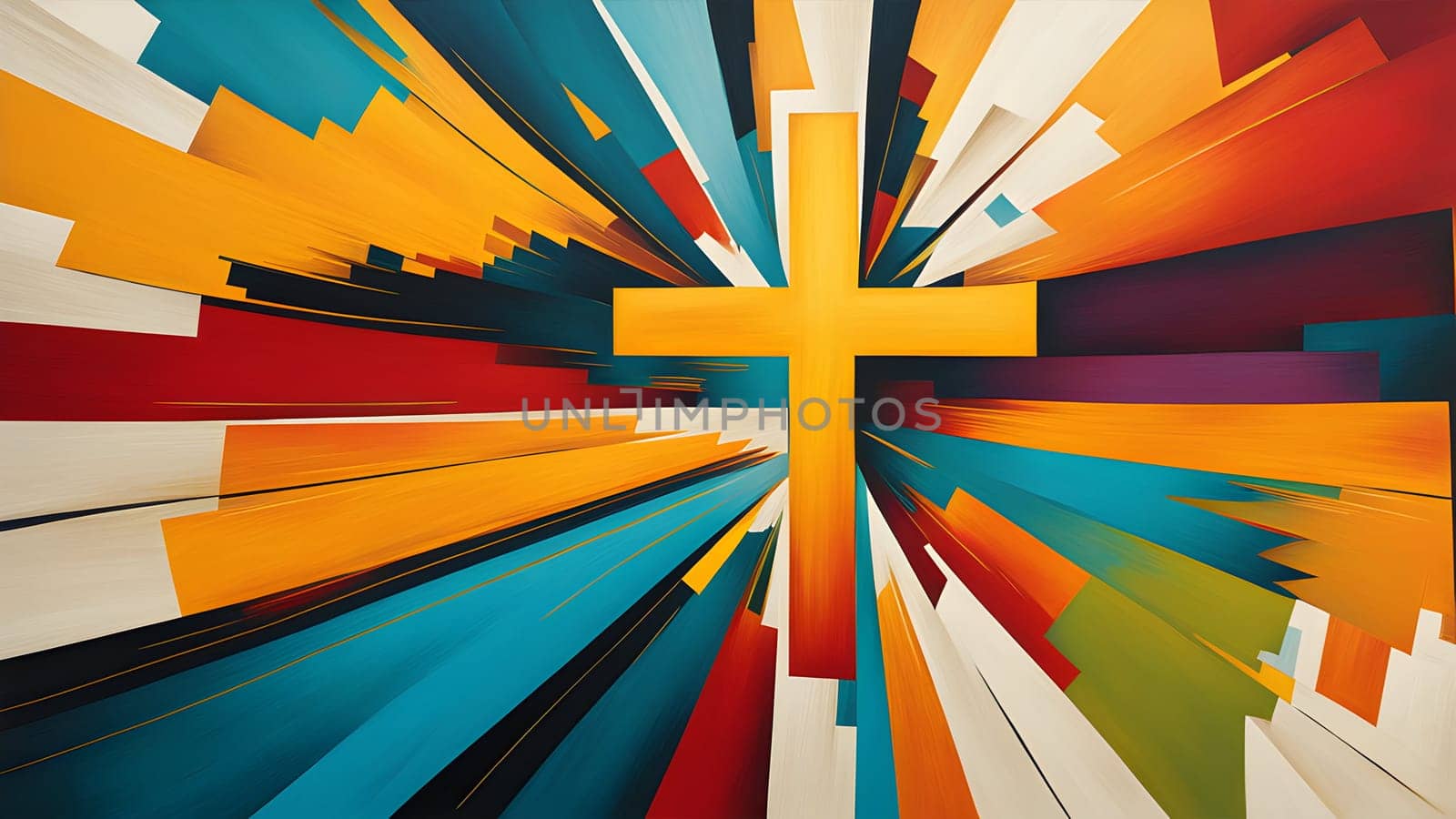 Abstract Christianity religion art design