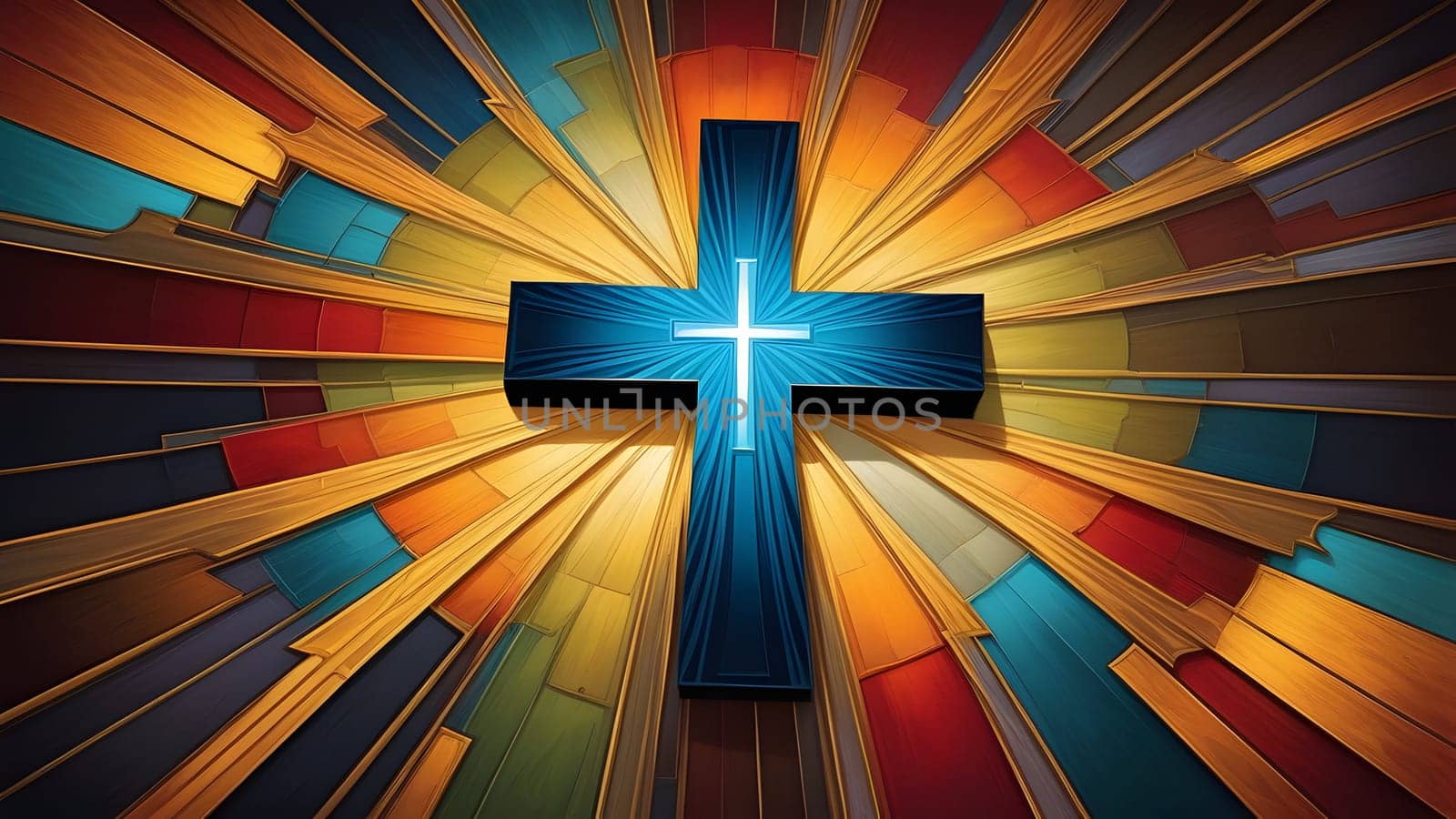 Abstract Christianity religion art design