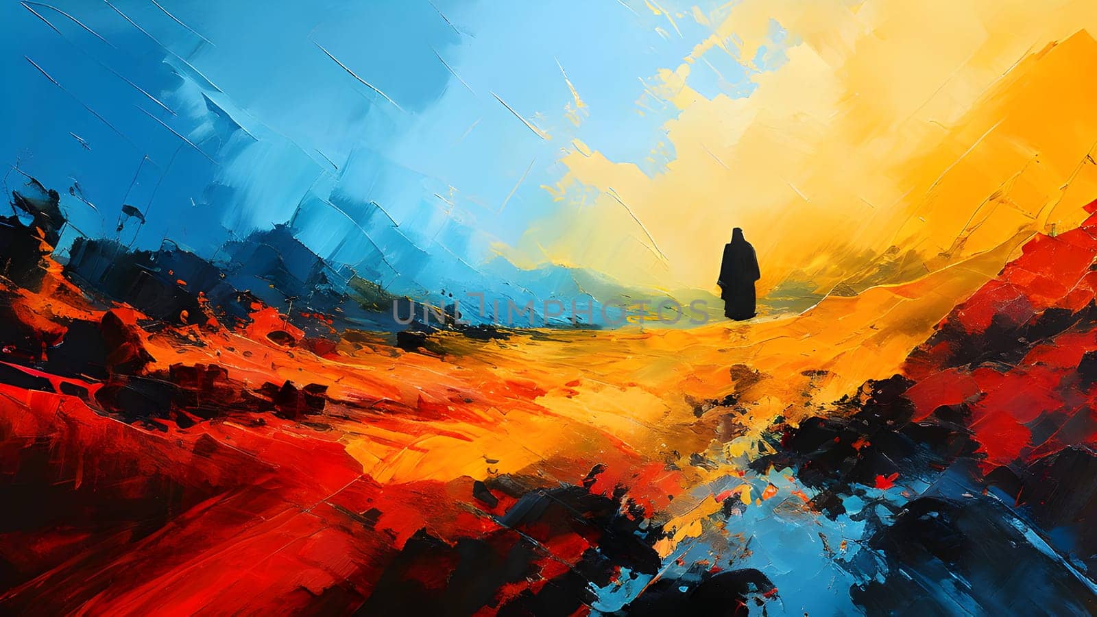Abstract Christianity religion art design