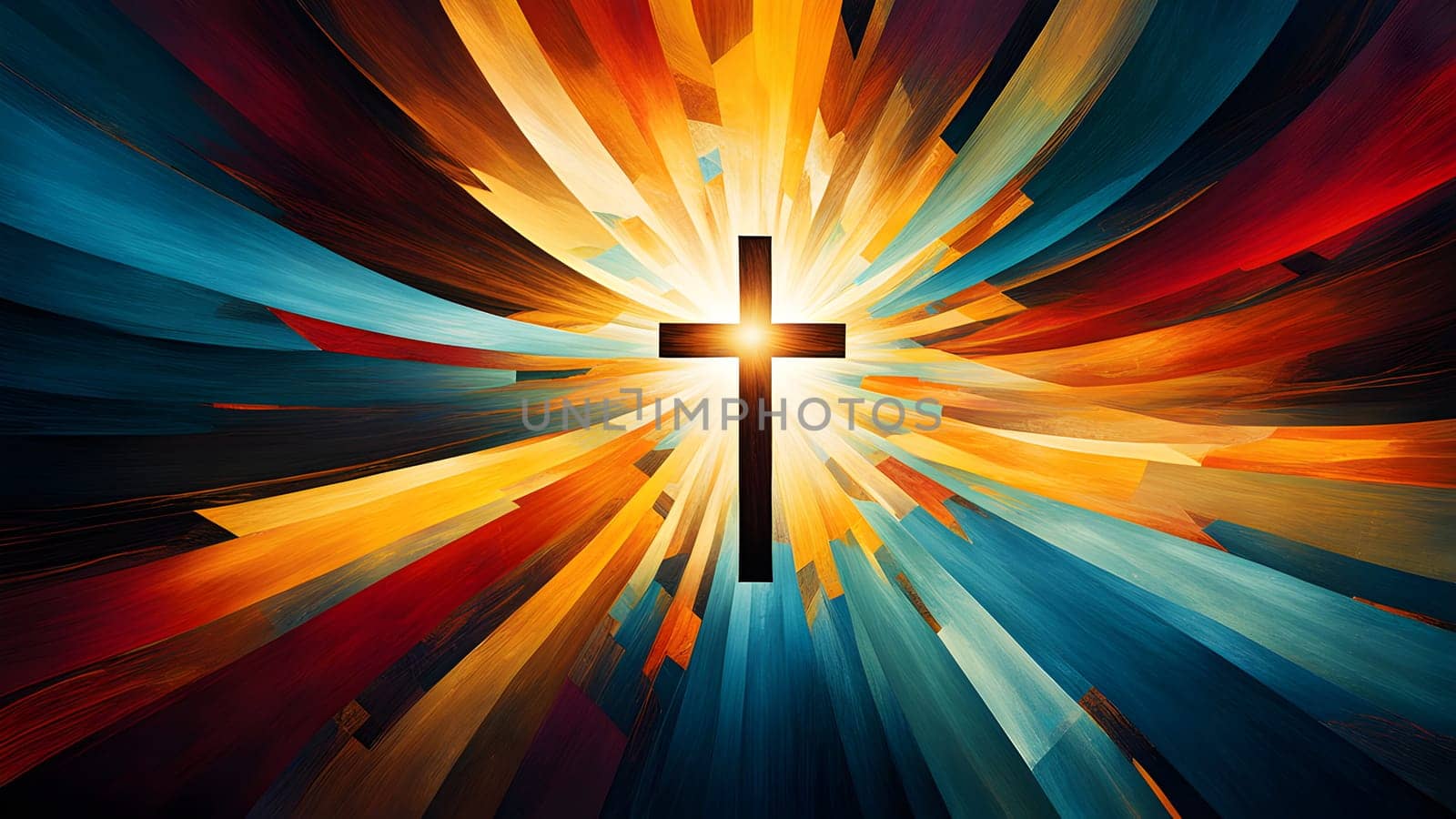 Abstract Christianity religion art design