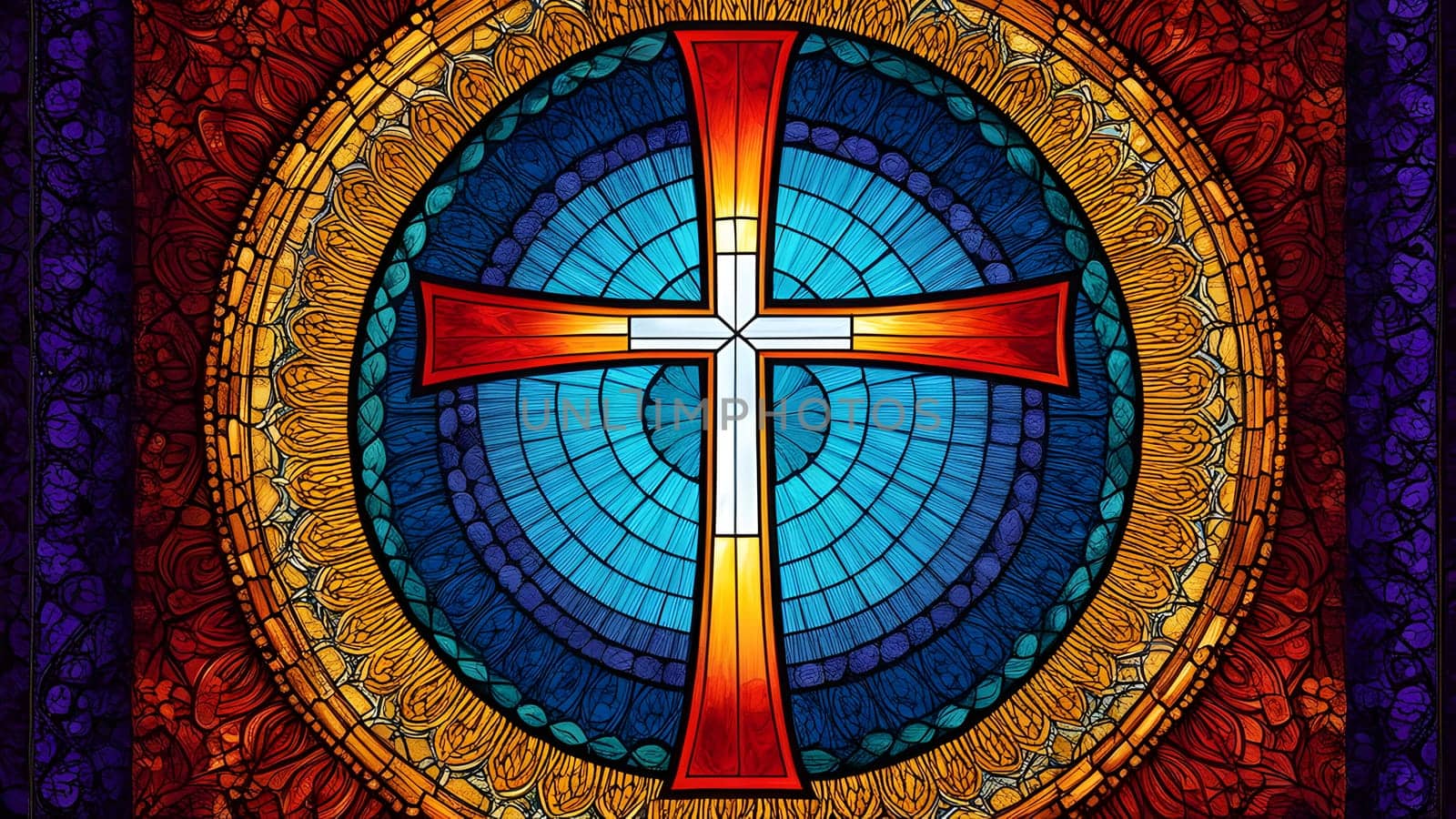 Abstract Christianity religion art design