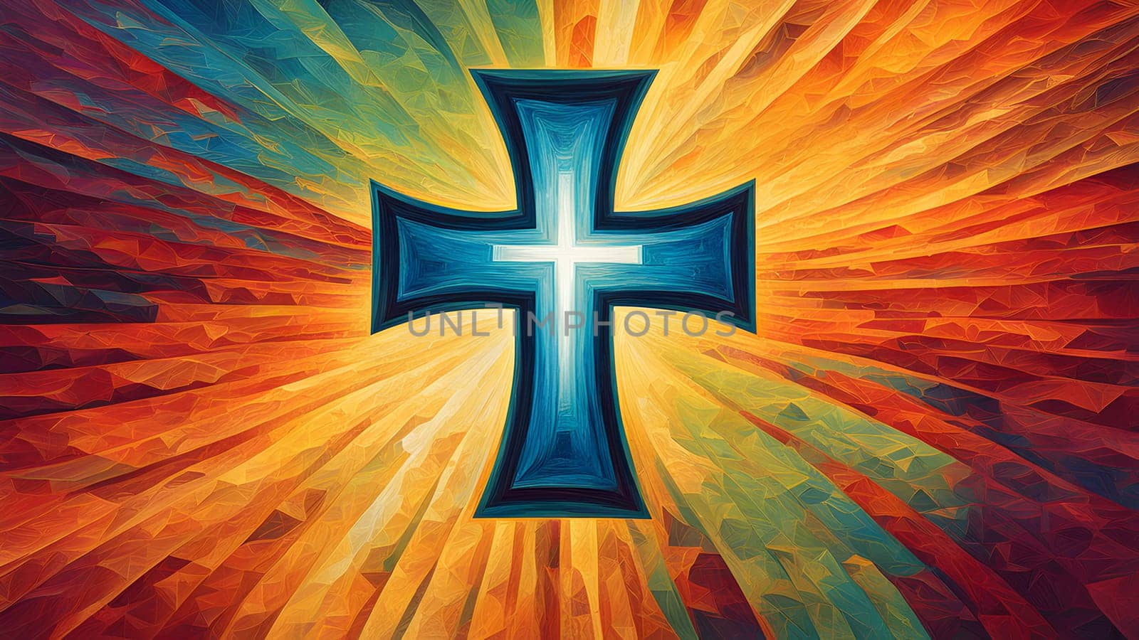 Abstract Christianity religion art design