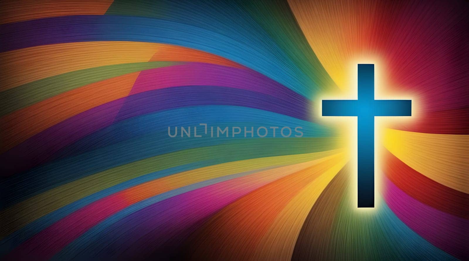 Abstract Christianity religion art design
