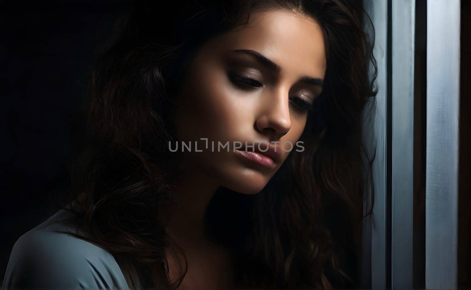 Woman is having a bad depression