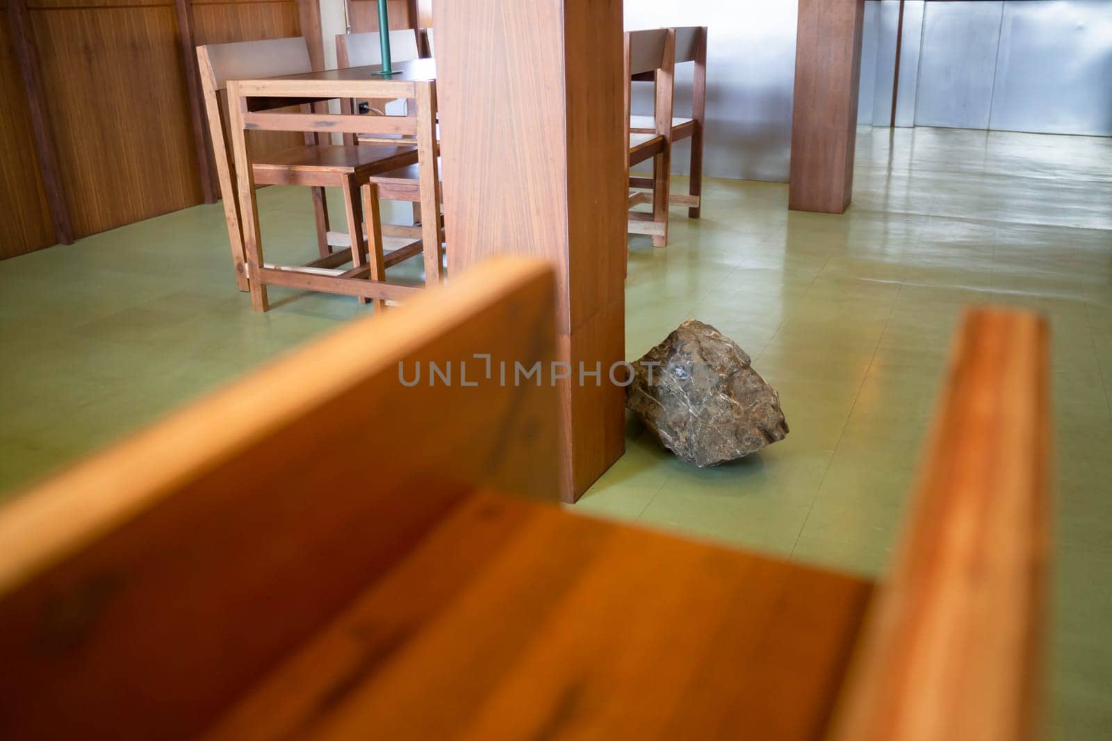 Renovation wooden house to coffee shop, stock photo