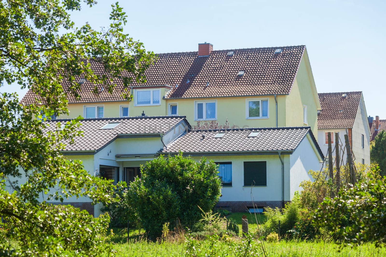 Residential buildings, modern residential buildings, Wunstorf, Lower Saxony, Germany