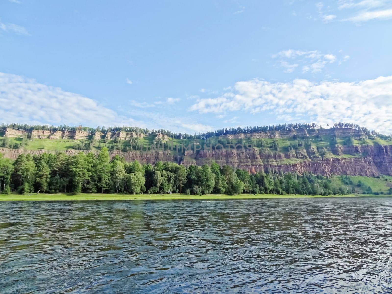 River Irkut, landscape nature of the river Irkut. River Irkut, landscape nature of the river Irkut.