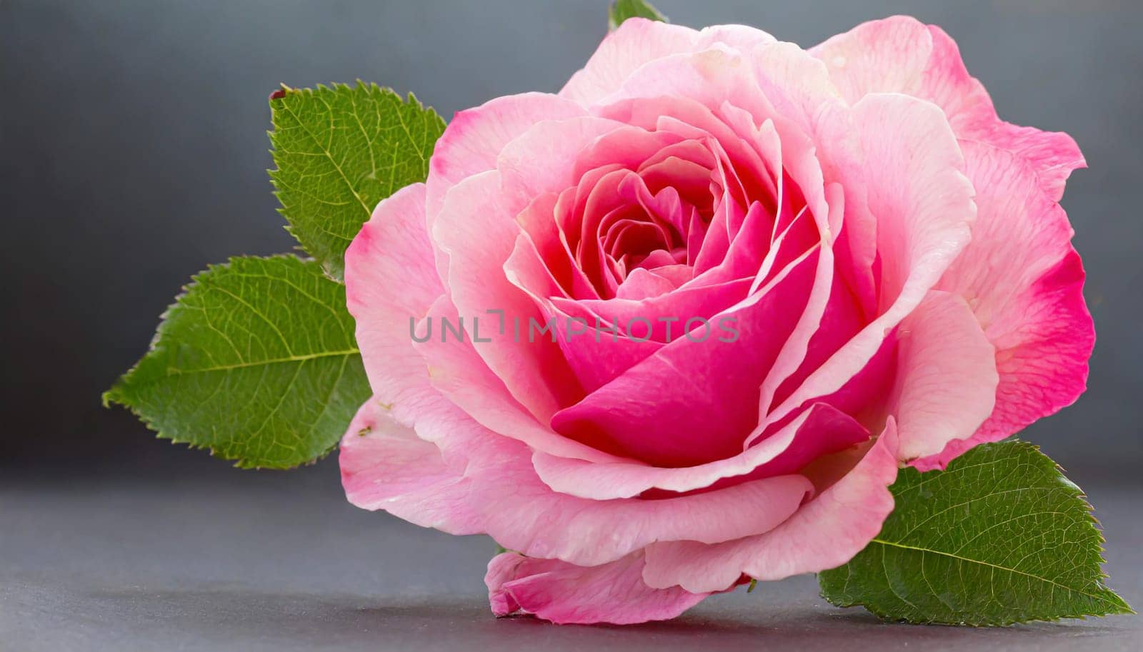 Close up of tenderness pink rose.
