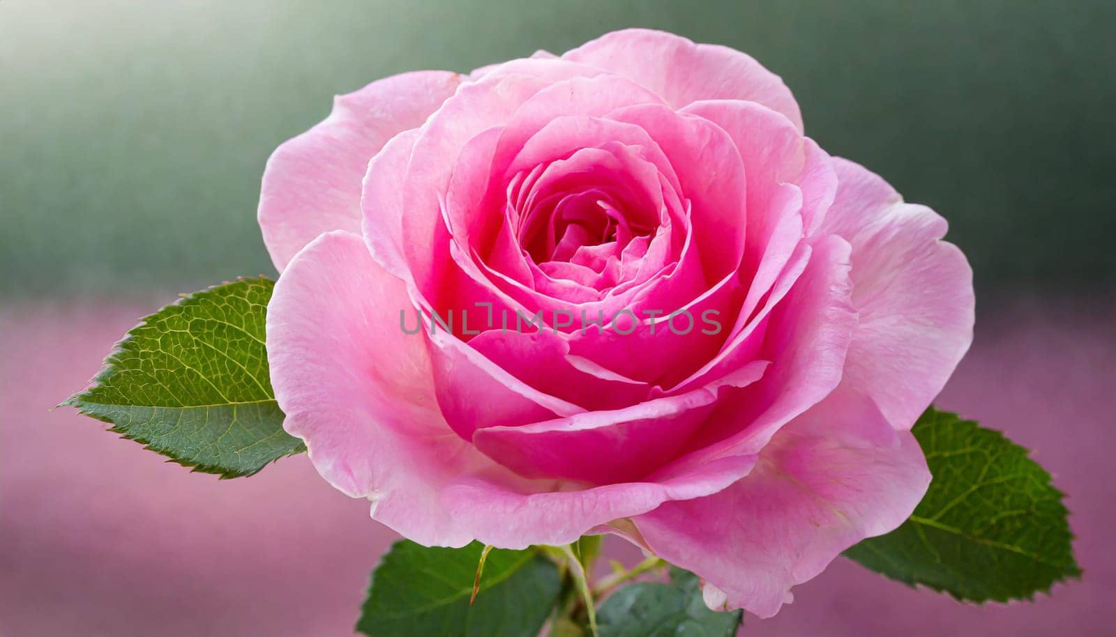 Close up of tenderness pink rose.