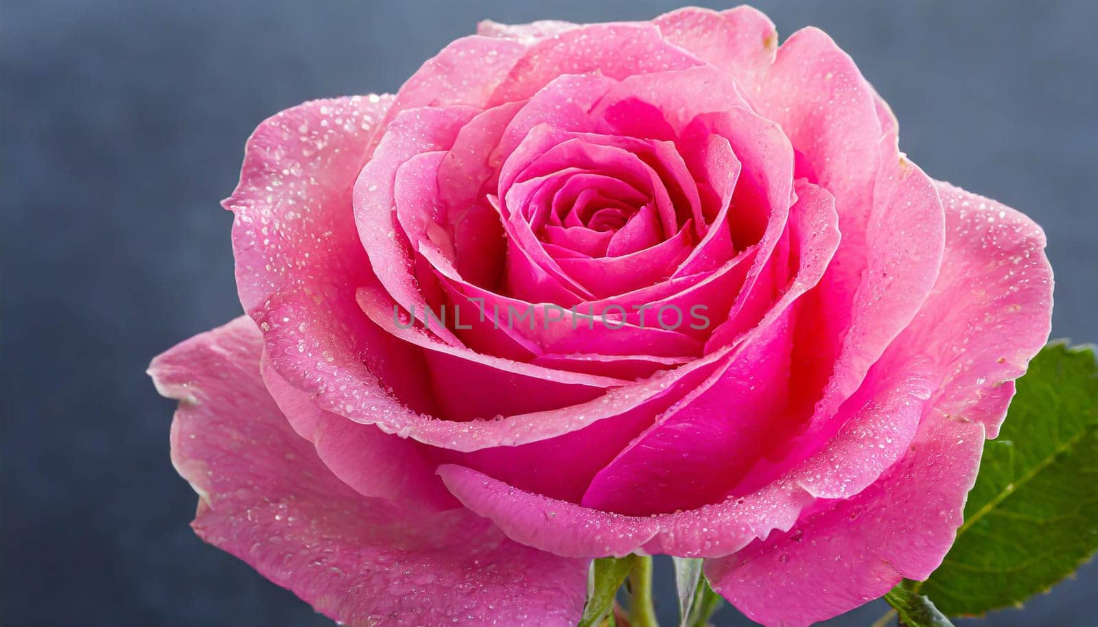 Close up of tenderness pink rose.