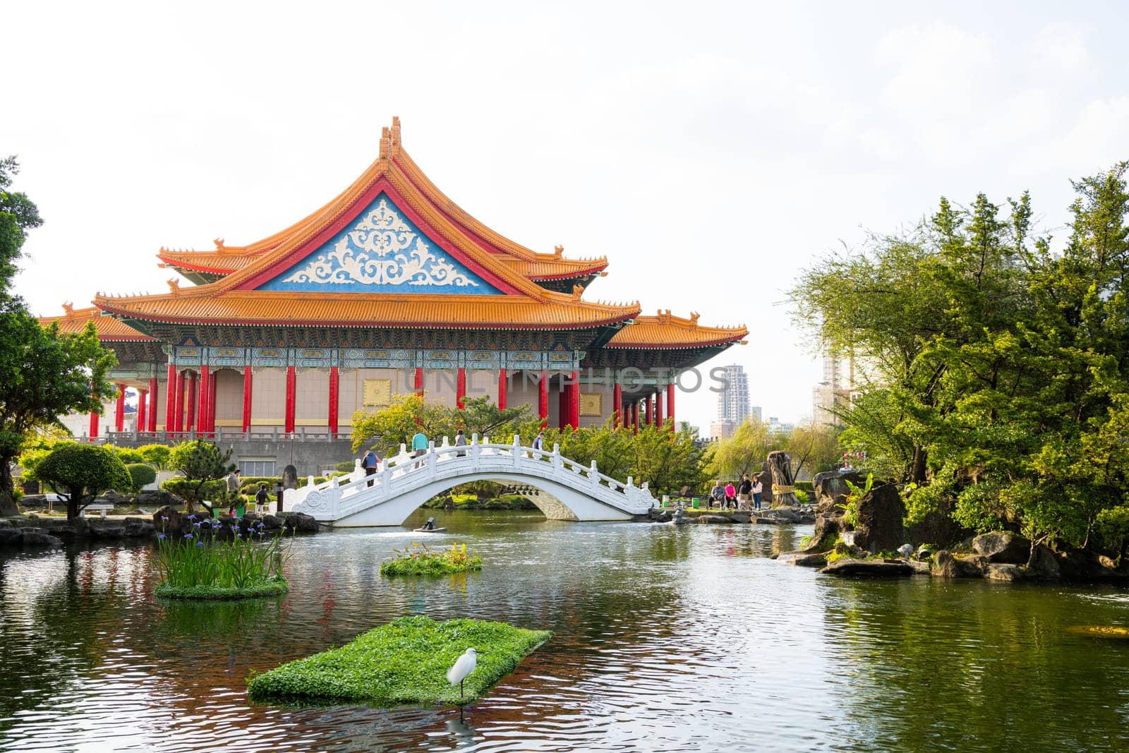 Taipei, Taiwan 03 March 2023: National Concert Hall in Chiang Kai shek Memorial Hall in Taipei of Taiwan