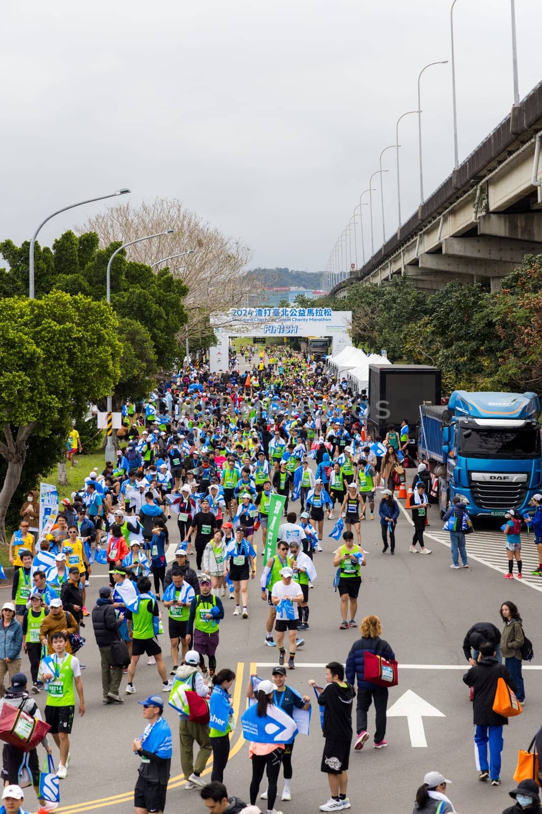 Taipei, Taiwan 25 February 2024: Standard Chartered Taipei Charity Marathon