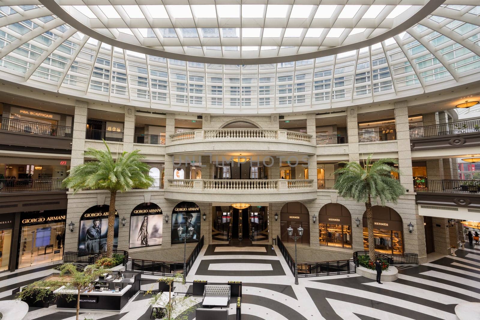 Taipei, Taiwan 4 March 2024: Interior of the Bellavita shopping mall