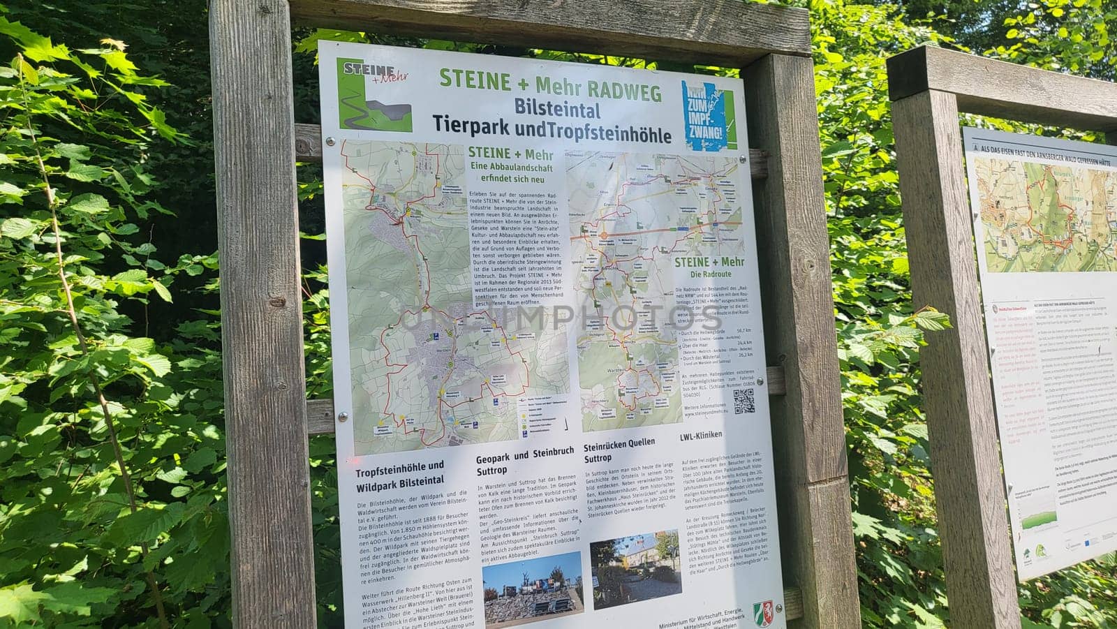 WARSTEIN, GERMANY -JUNE 08, 2023: Warstein, Germany-June 08, 2023: Visit to the Warsteiner World campsite with the RV camper. With a city tour.
