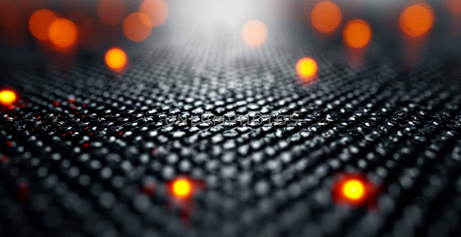 Black carbon texture, panoramic background AI generated image