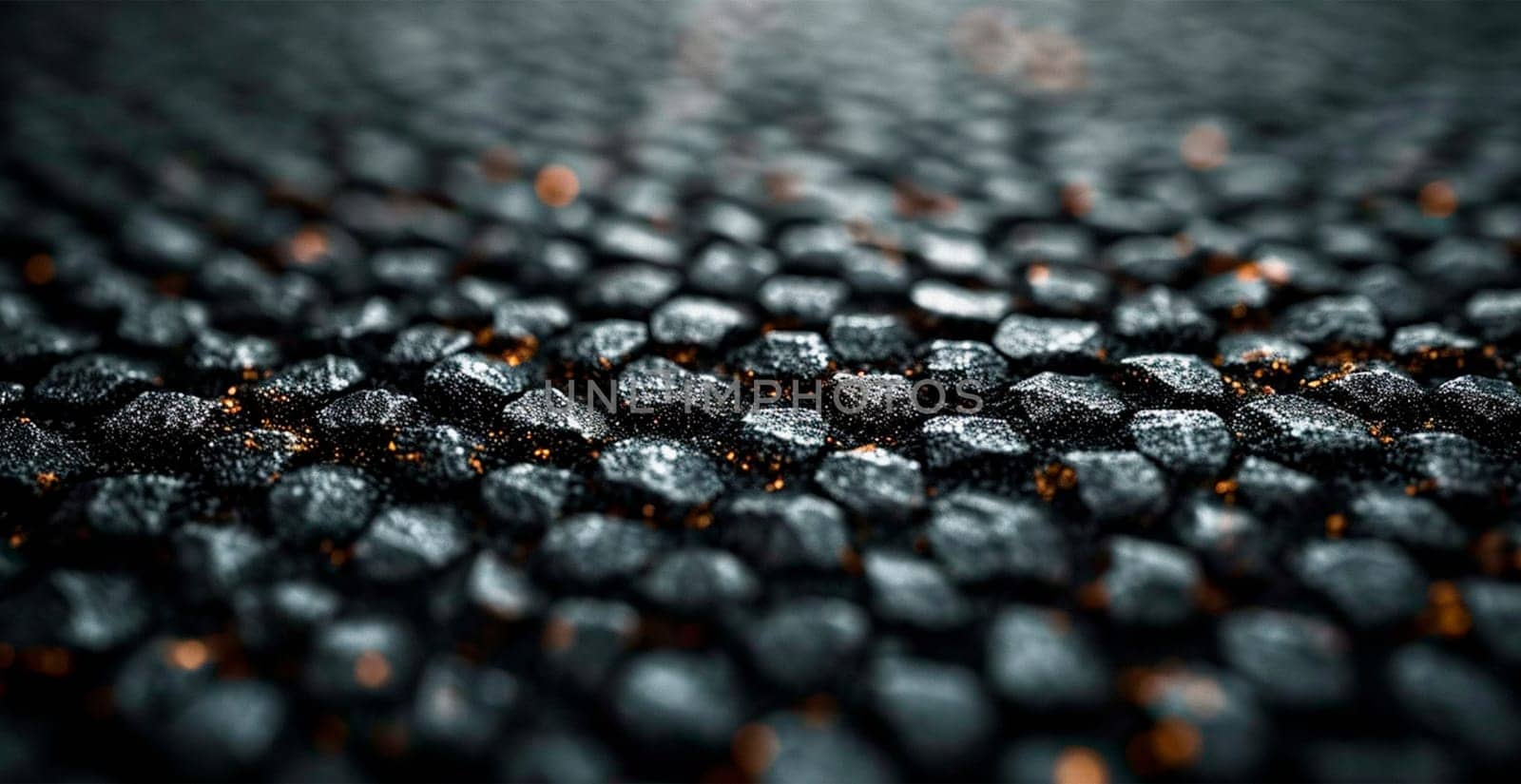 Black carbon texture, panoramic background AI generated image