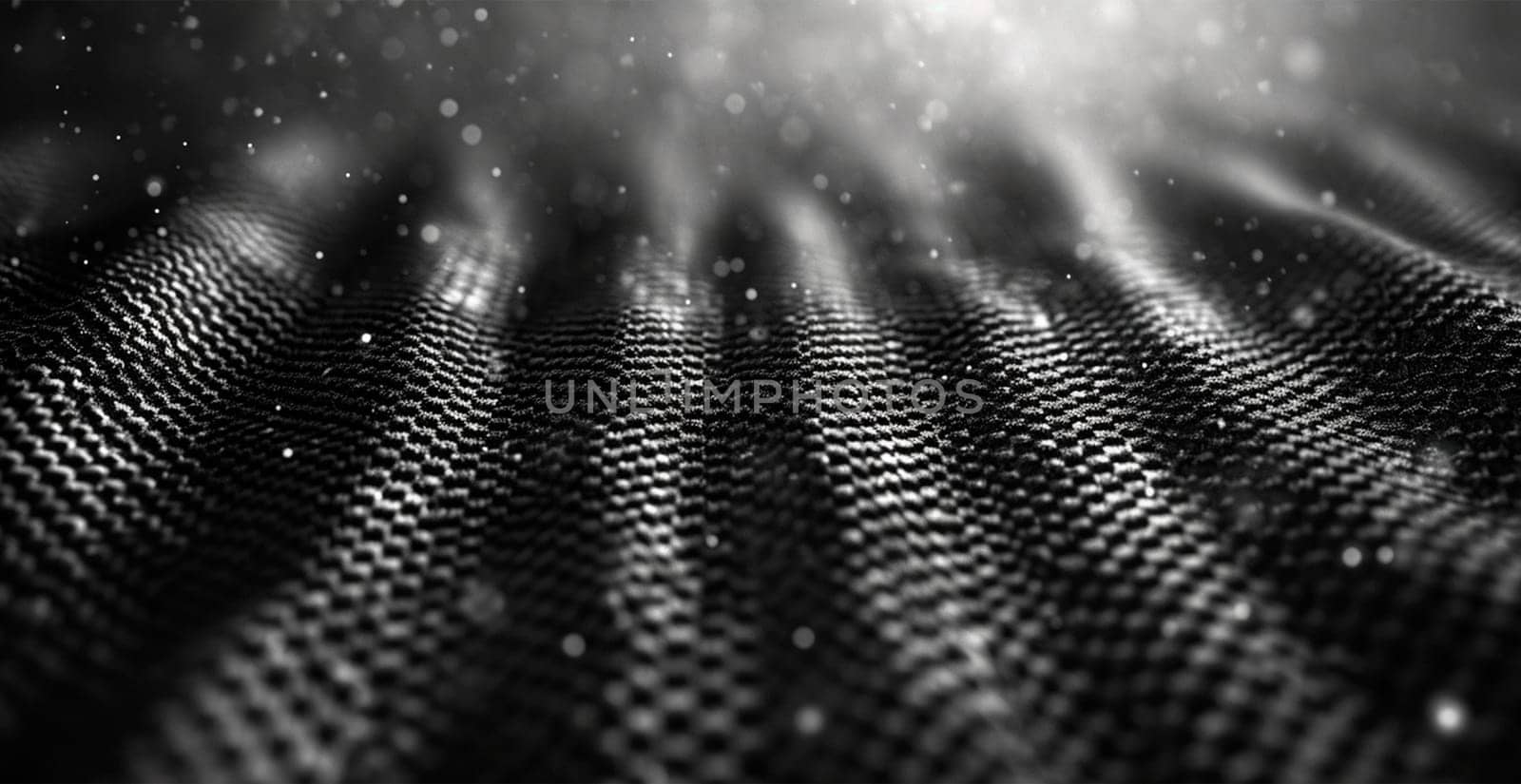 Black carbon texture, panoramic background AI generated image