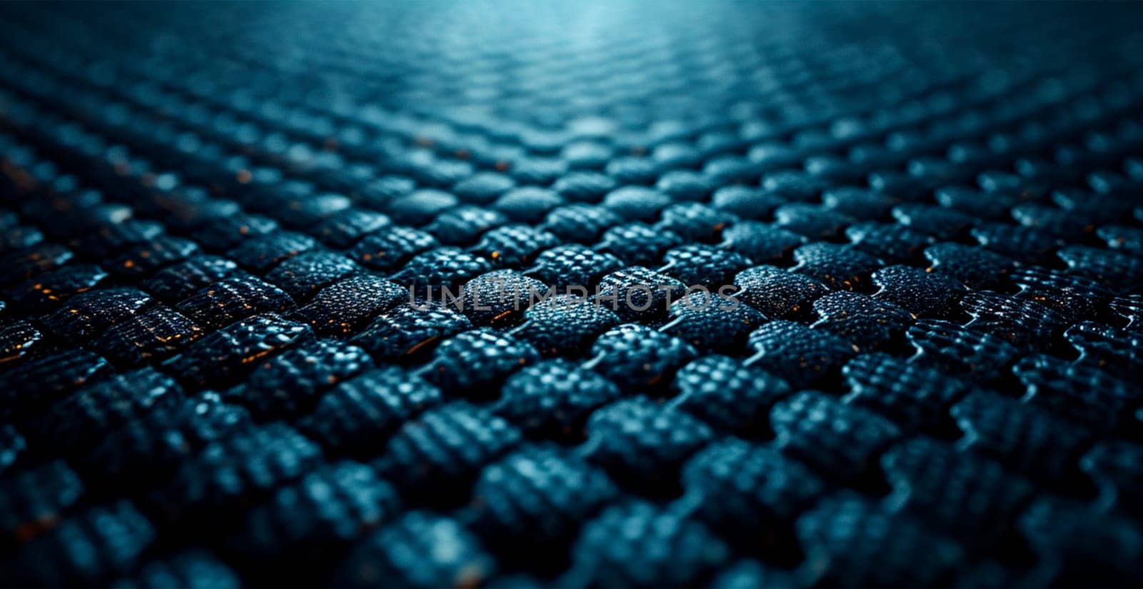 Black carbon texture, panoramic background AI generated image