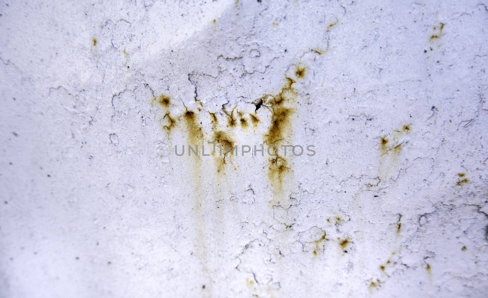 Detail of old metal wall damaged by time, dirt