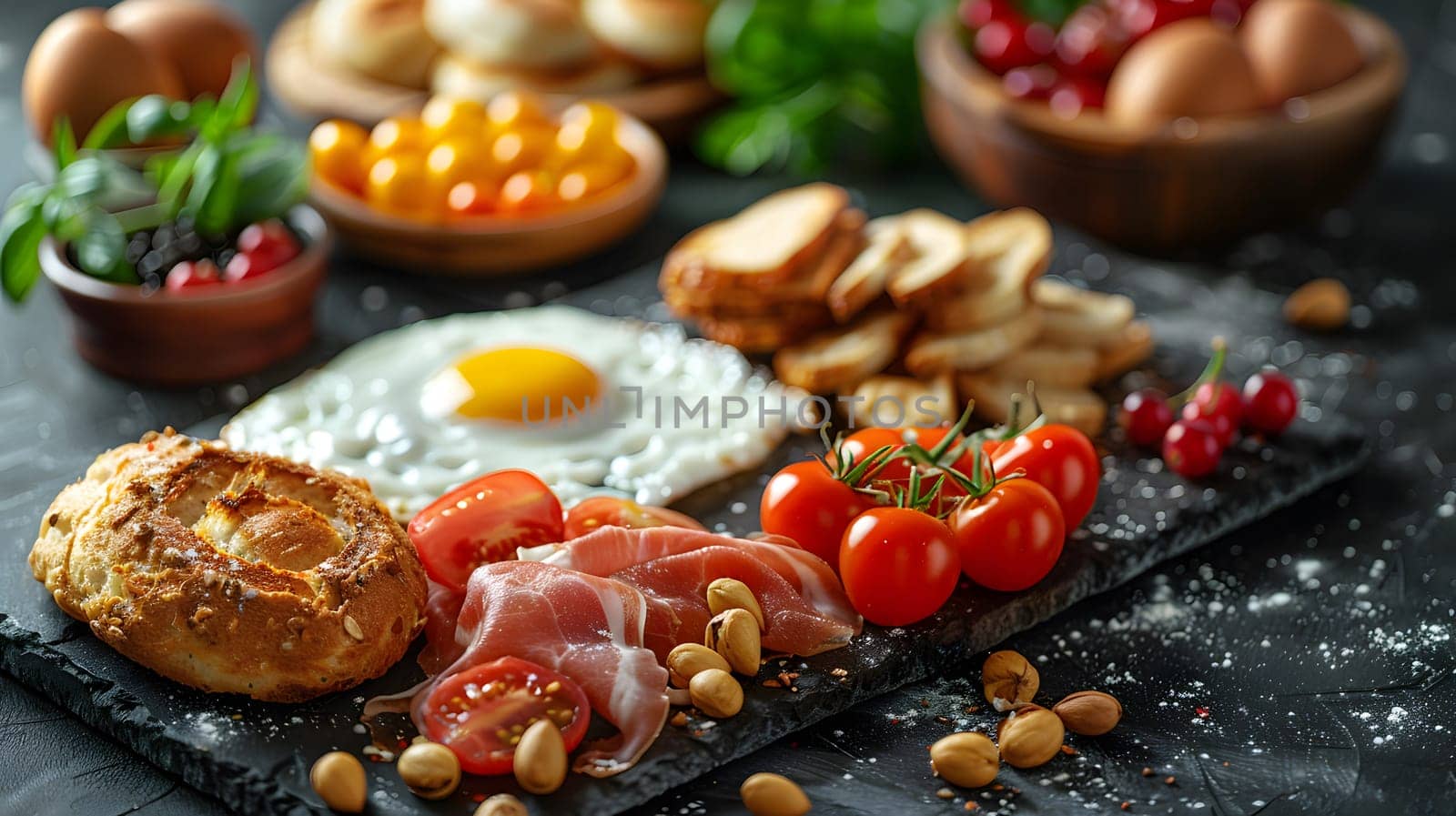 Breakfast Illustrations The professional placement of the food make it look delicious. Suitable for use in many presentations such as advertisements, magazines, blogs, teaching media, food menus.