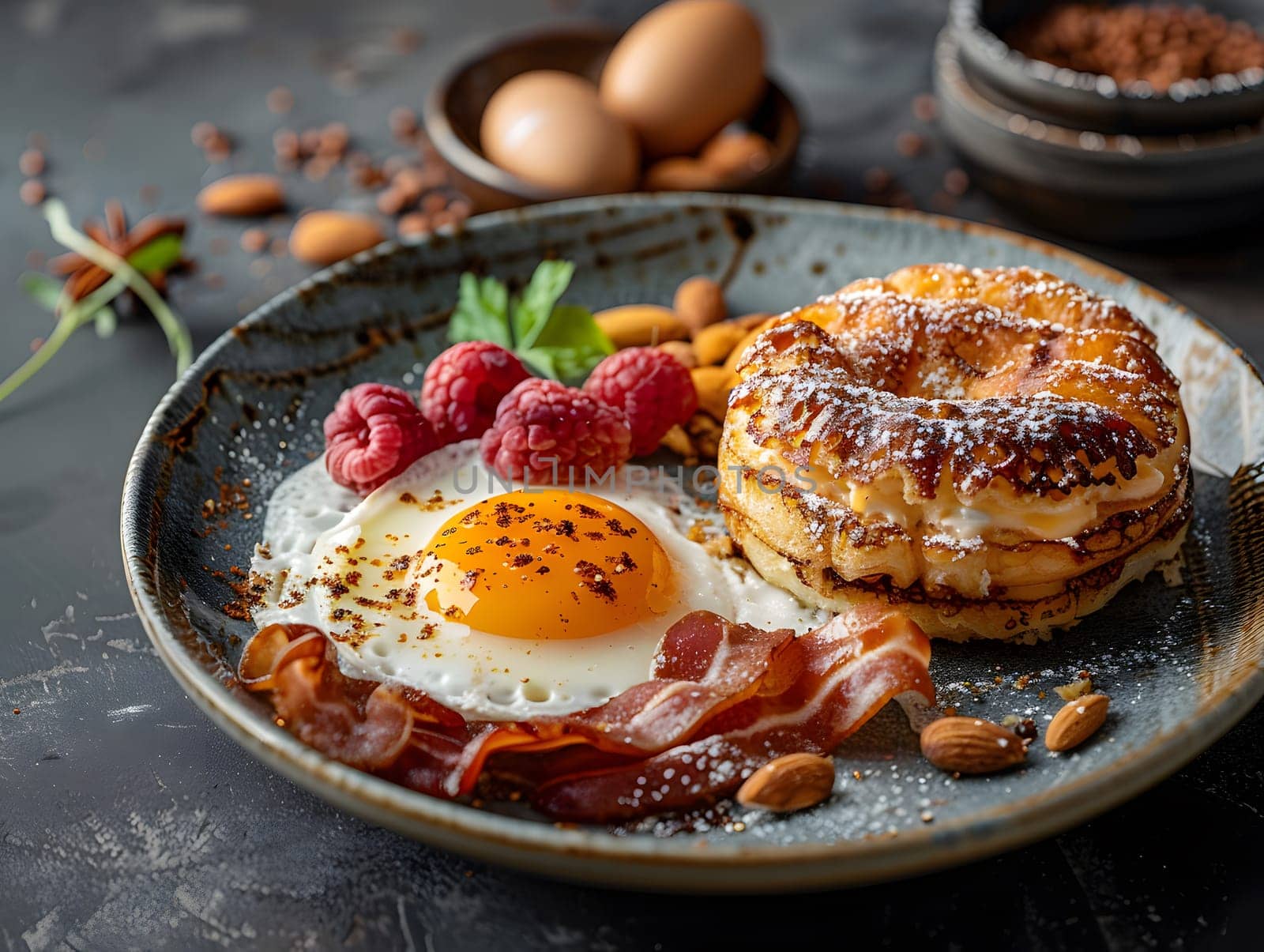 Breakfast Illustrations The professional placement of the food make it look delicious. Suitable for use in many presentations such as advertisements, magazines, blogs, teaching media, food menus.