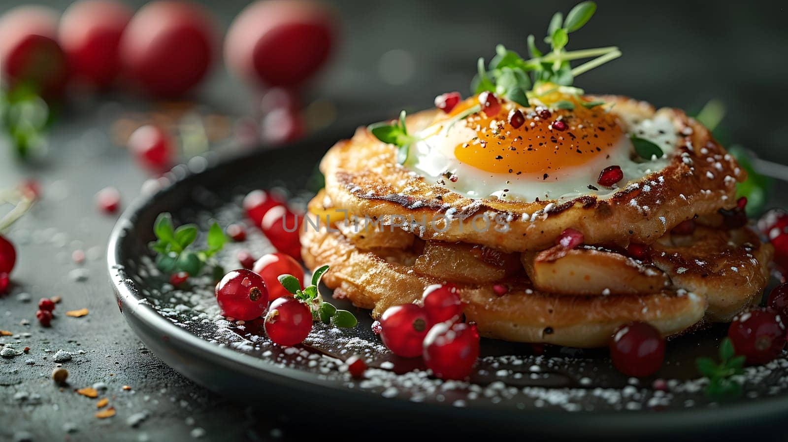 Breakfast Illustrations The professional placement of the food make it look delicious. Suitable for use in many presentations such as advertisements, magazines, blogs, teaching media, food menus.