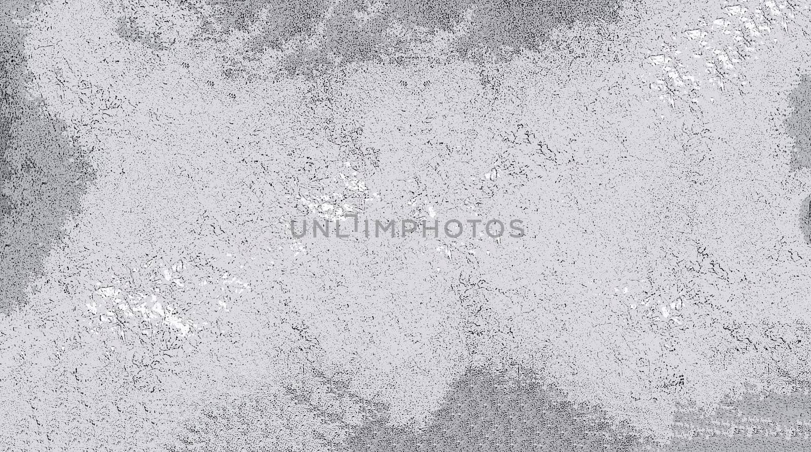 Background grunge grey texture with white spots and raised particles on the surface close-up