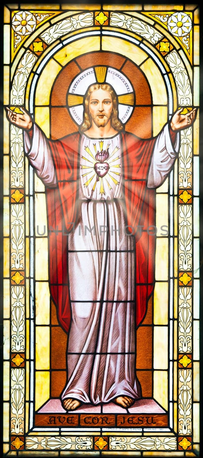 Jesus Christ light. Symbol of love, faith, peace, spiritual resurrection