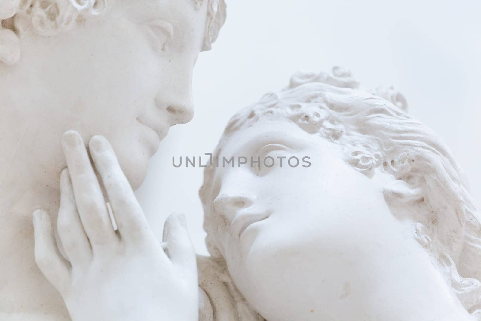 Possagno, Italy - July 2022: Venus and Adonis, work by Antonio Canova, 1794 - Venere e Adone