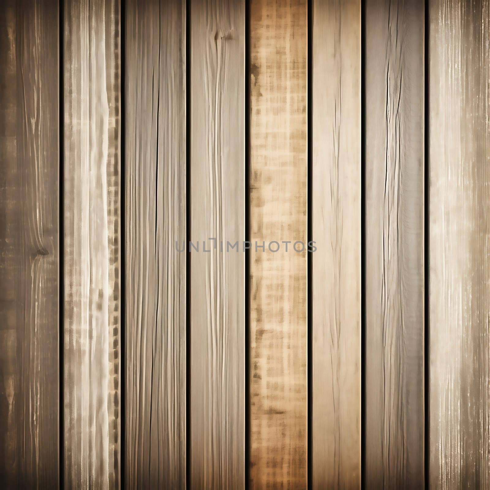 Wooden floor made of natural wood. Also as a background. Planks lined up against each other. AI generated image