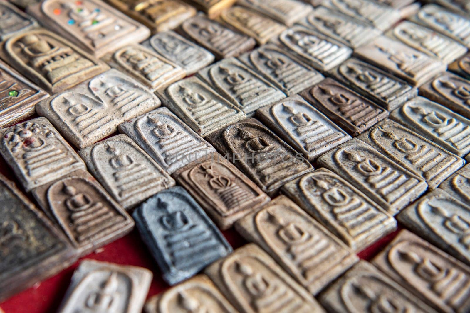 a Thai Amulet market in the city centre of Udon Ratchathani and Province Ubon Ratchathani in Thailand.  Thailand, Ubon Ratchathani, November, 25, 2023