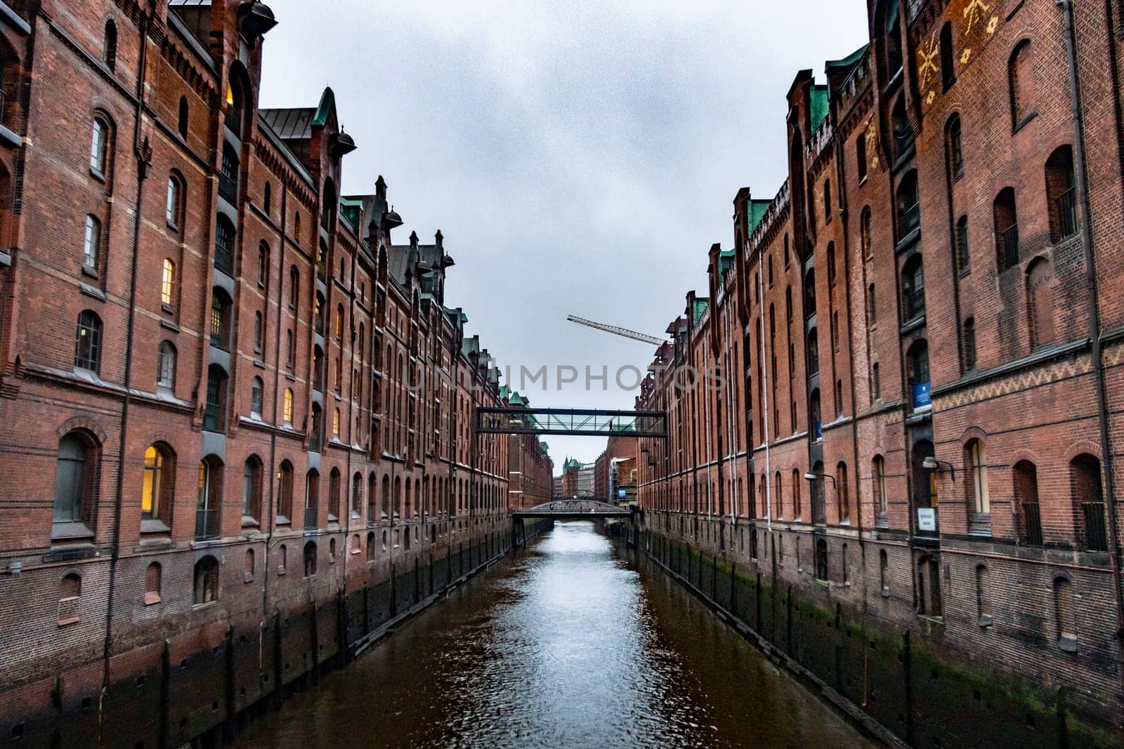 The historic Warehouse district in Hamburg