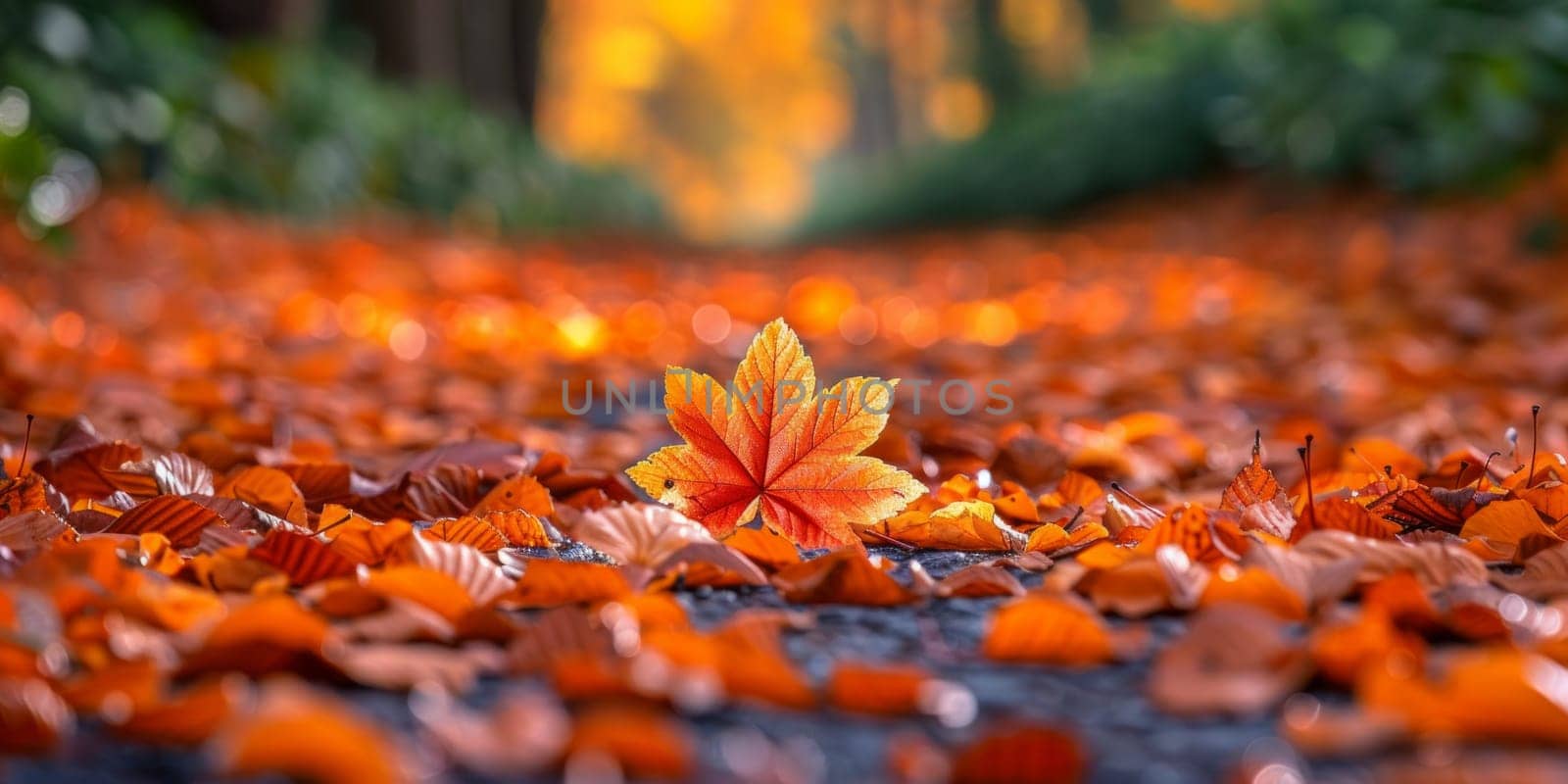 Autumn leaves in the park. Autumn background. Fall background.