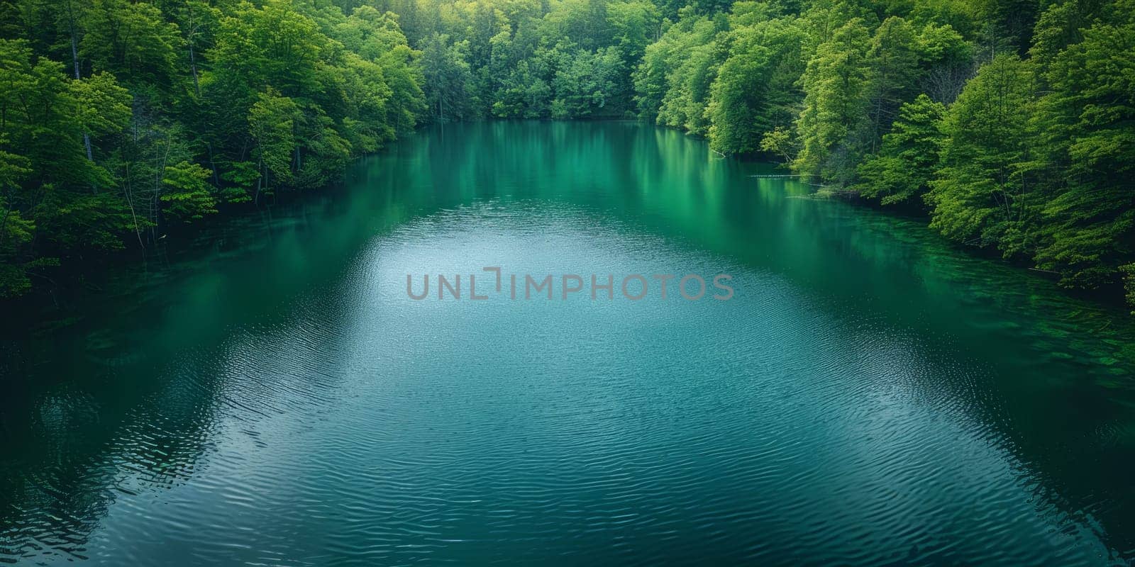 beautiful view of the Plitvice Lakes National Park in Croatia