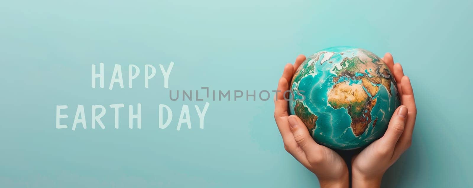 Happy planet earth day, protect nature, sustainable lifestyle, ecology and environment, green deal, climate change
