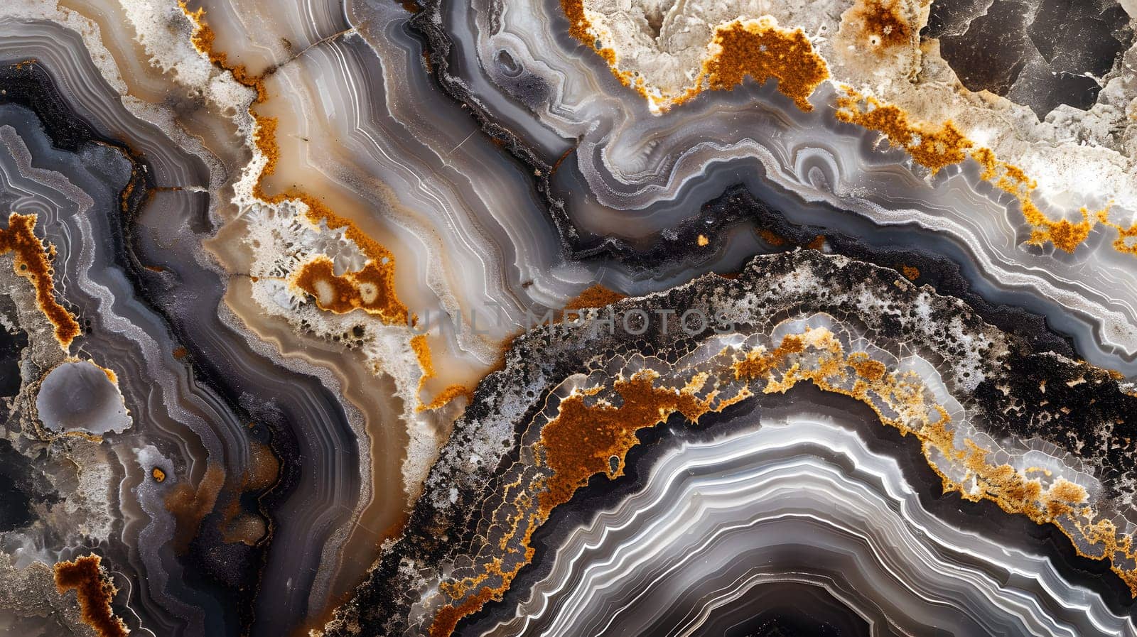 Geode rock texture, background and wallpaper. Neural network generated image. Not based on any actual scene or pattern.