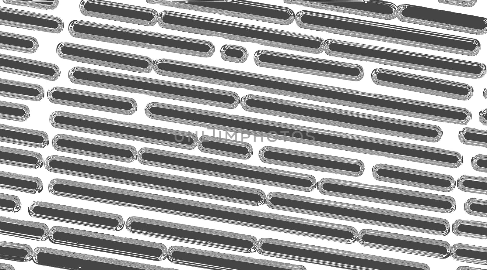 Gray thick dotted lines on a white background metallic color