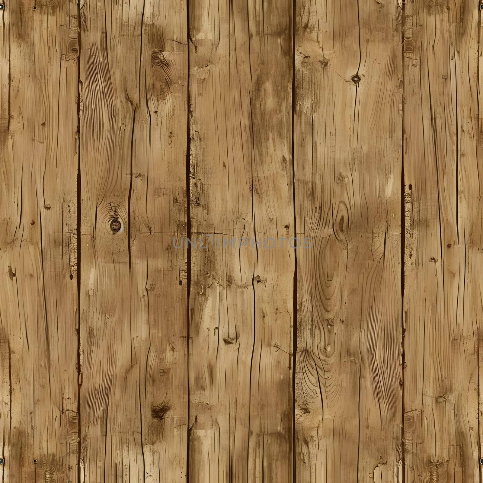 Medium brown wood background. Seamless wooden planks board texture. Neural network generated image. Not based on any actual scene or pattern.